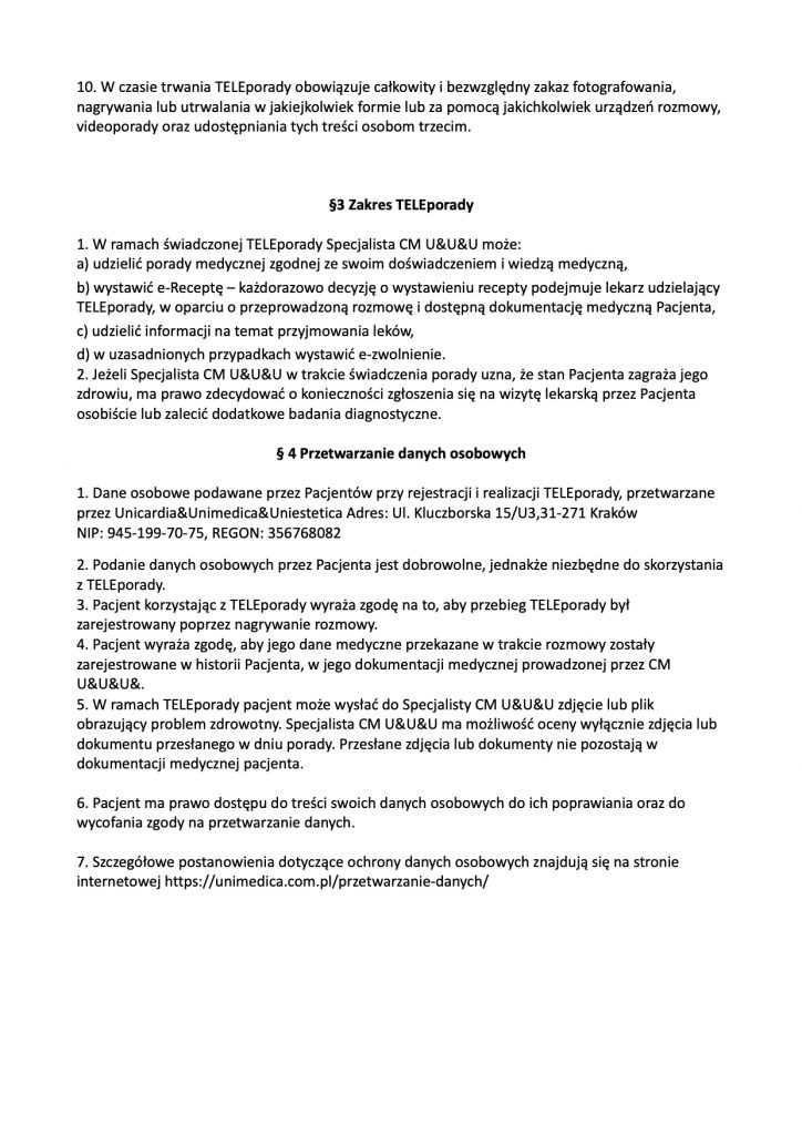 Regulamin teleporad U&U&U_2