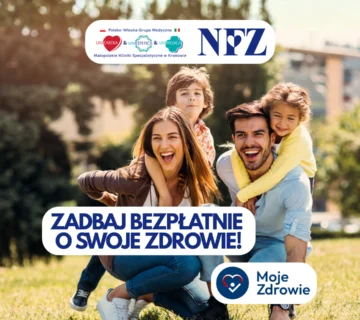 moje-zdrowie-poz Szczęśliwa rodzina z dwójką dzieci w parku - NFZ Moje Zdrowie - bezpłatna opieka zdrowotna dla całej rodziny